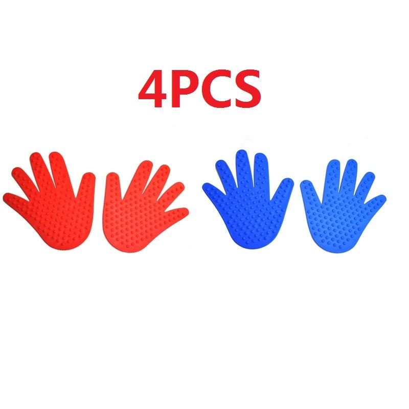 4 Stück Hand Fuß Sport Spielzeug Sensorisches Spiel Pädagogisches Spielzeug für Kinder Outdoor Indoor Krabbeln Springen Aktivität Kindergarten Pro