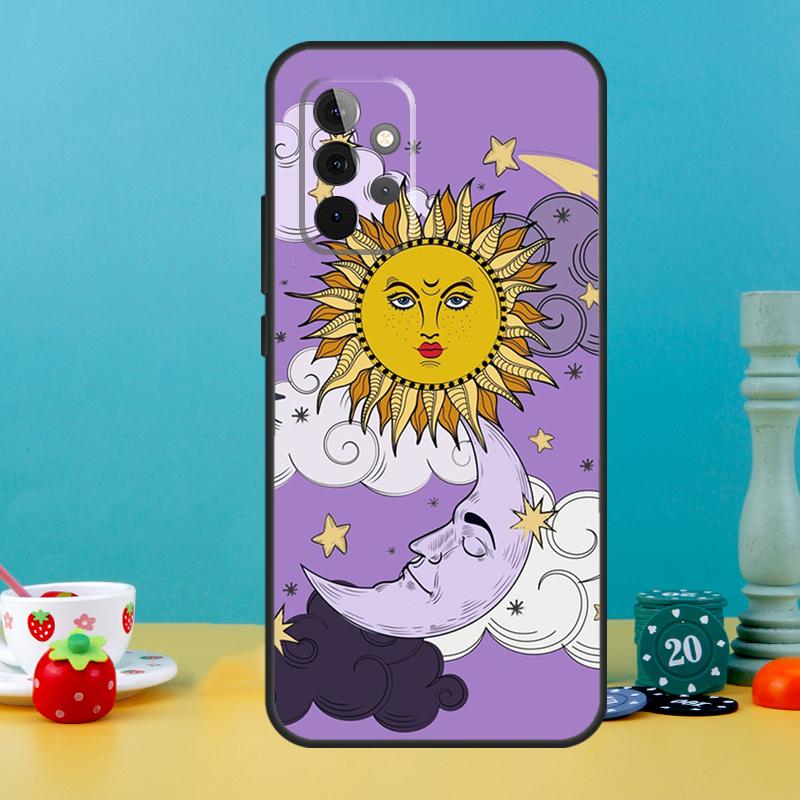 SUN AND MOON Mystic Zodiac Case For Samsung Galaxy A55 A56 A36 A54 A34 A14 A05 A16 A26 A12 A32 A52 A13 A33 A53 A15 A35