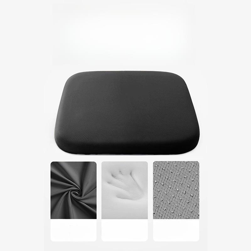 Нескользящая подушка для сидения при геморрое отскакивающая подушка для стула для длительного сидения подушка для автомобильного сиденья ишиас 454545cm чёрный 1100₽