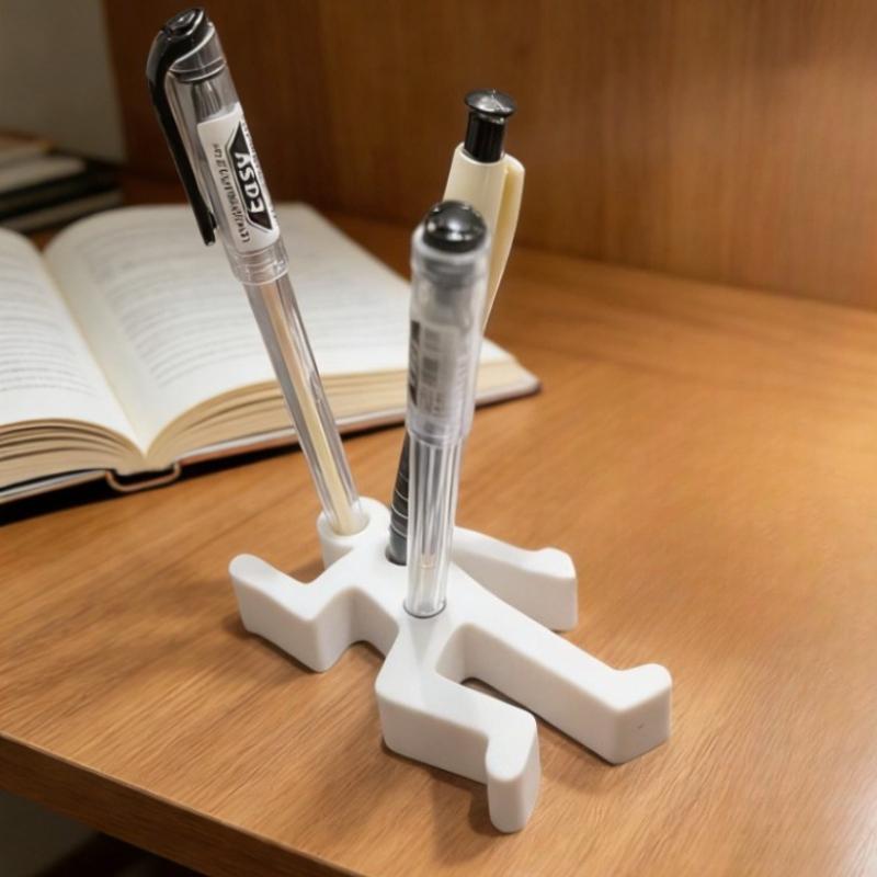 2pcs Crime Scene Pen Holder Interesting crime scene, humanoid pen holder, humanoid colorful lying pen holder