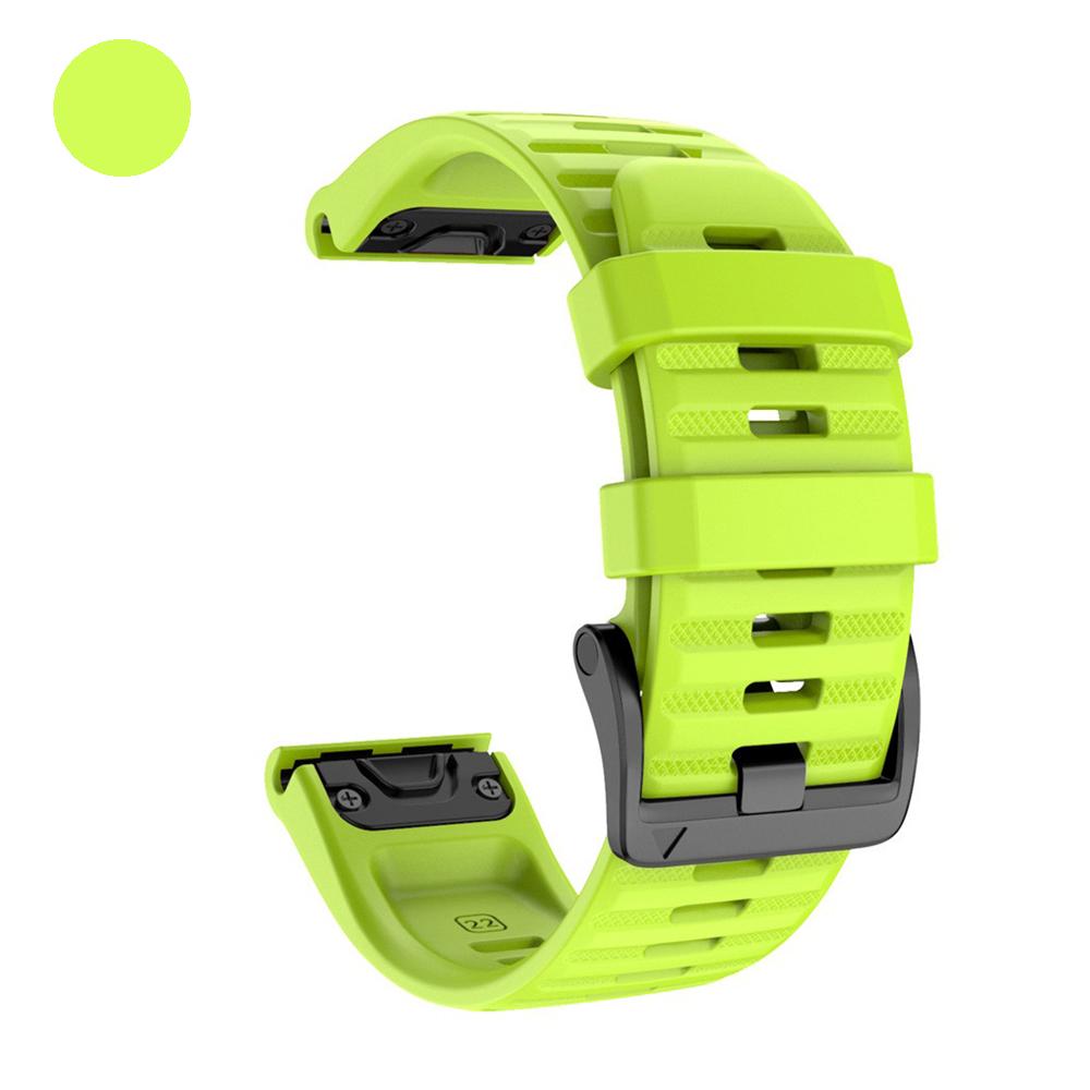 

22/26mm Silicone Band For Garmin Fenix8 pro E 7X 6X Pro Sport Bracelet Epix/Quatix/Tactix 8 7Pro/Descent Mk3 Quick Release Strap 1PCS QuickFit 26mm зелений