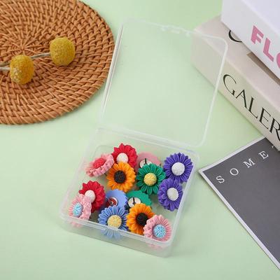 Colorful Resin Daisy Sunflower Thumbtacks for Cork Boards