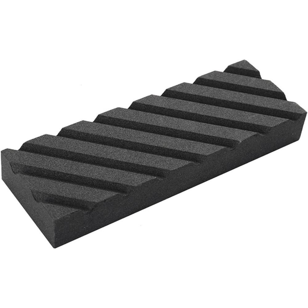 18Width6cmLength High Quality Double Sided Whetstone White CorundumHorizontal Grain Non Slip Whetstone for SharpeningMaintenance