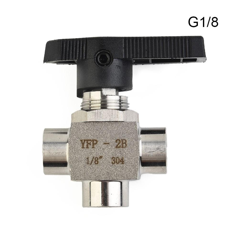 304 Stainless Steel Ball Valve G1/2 G1/4 High Pressure