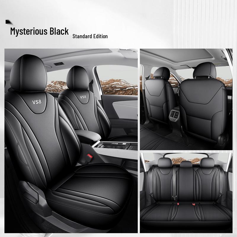 Breathable Full-Coverage Leather Seat Covers for 2026 VW Jetta VS8