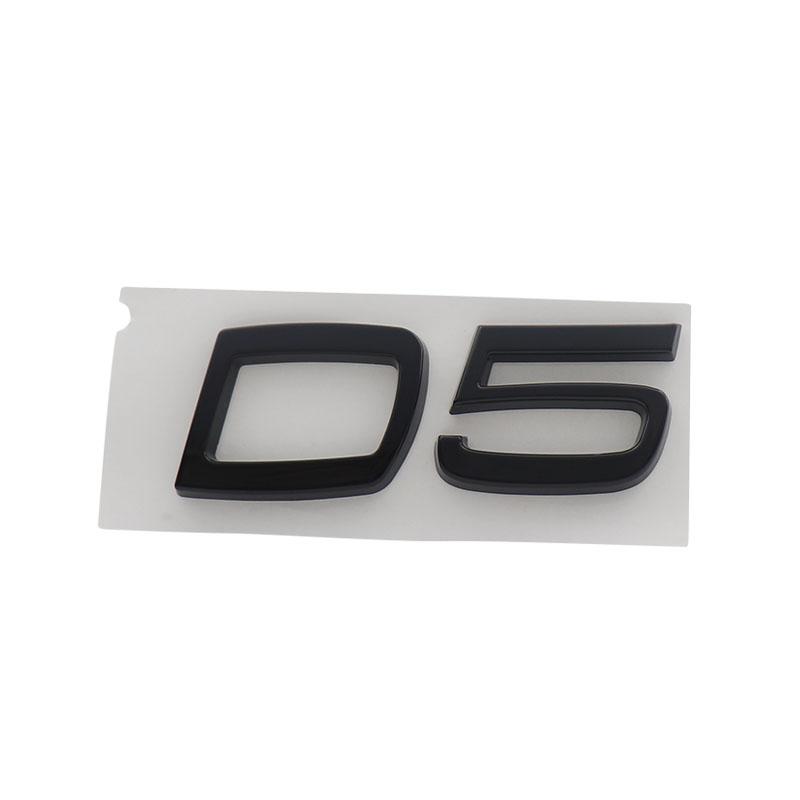 3D Premium D2 D3 D4 D5 D6 D7 Buchstaben für Auto Motorhaube Kotflügel Kofferraum Heckaufkleber Emblem Abzeichen Aufkleber