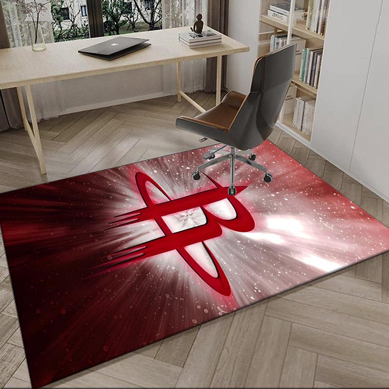 Rockets Basketball Team  Carpet, Kitchen Rugs, Yoga Mat, Non-Slip Mats, Rug for Bathroom, Living Room bedroom, Camping Rugs Christmas Gift