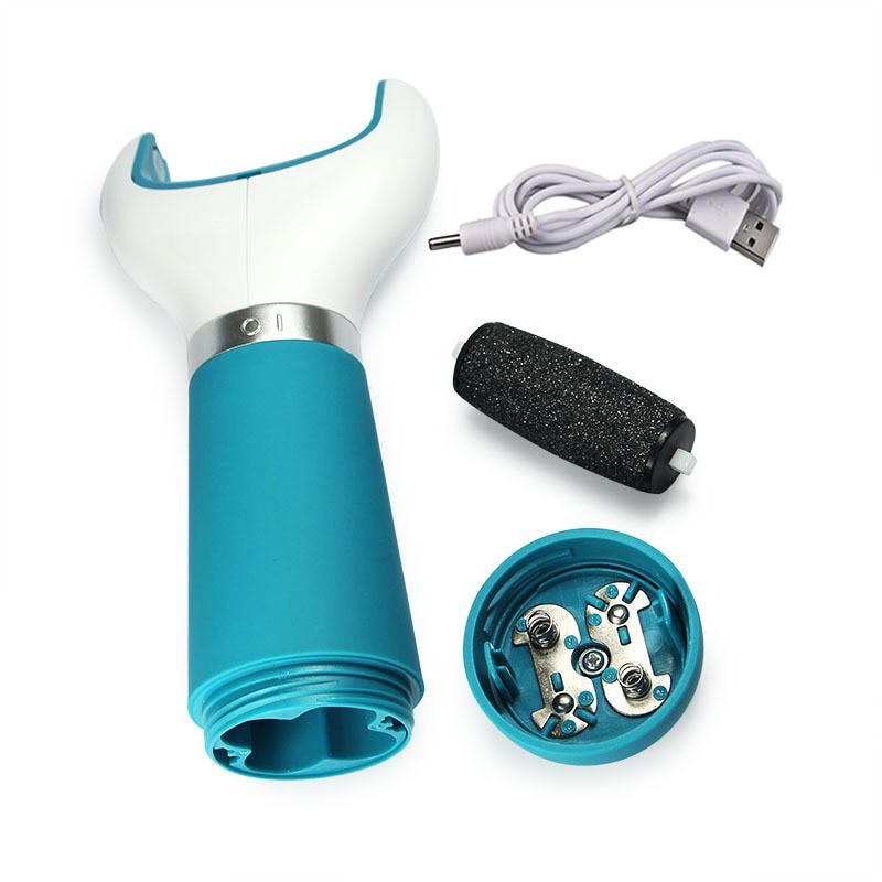 Strumento per file esfoliante per la rimozione della pelle morta secca per pedicure per smerigliatura del piede elettrico USB per pedicure