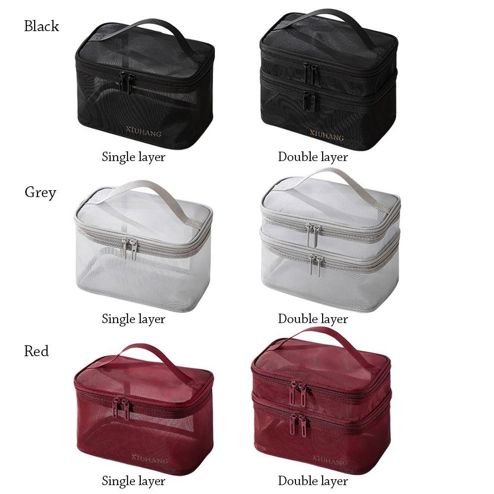 Organizer Portable Makeup Case Makeup Bag Travel Cosmetic Bag Toiletry Bag Large Capacity