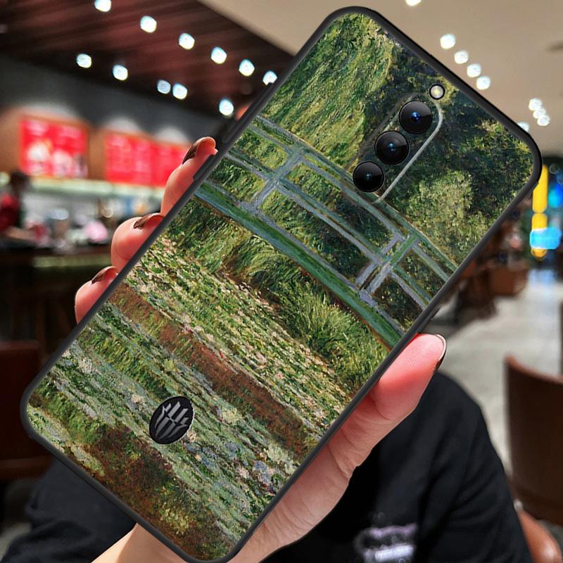 Claude Monet Case For ZTE Nubia Red Magic 10 Air 7 6S 7S Pro Red Magic 11 10 9 8 8S 9S 10S Pro Plus Cover
