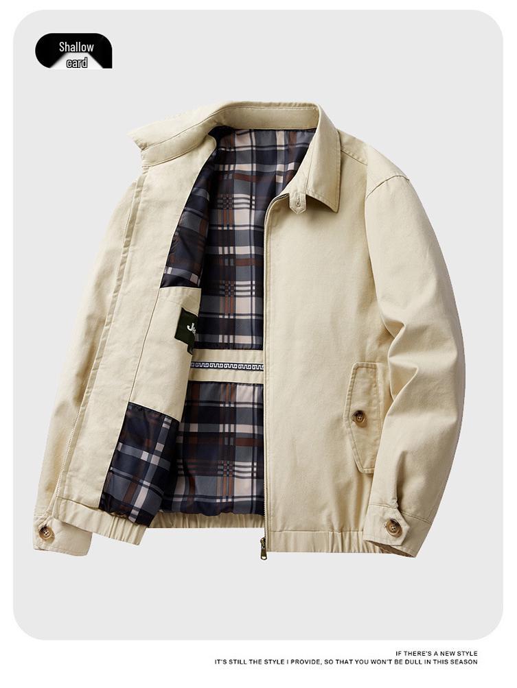 2025 Men's Windproof, Wear-Resistant, Breathable Spring & Autumn Jacket - Durable, Trendy, Versatile Design.