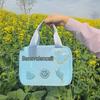 Foldable Waterproof Nylon Lunch Bag with Insulated Aluminum Foil for Kids