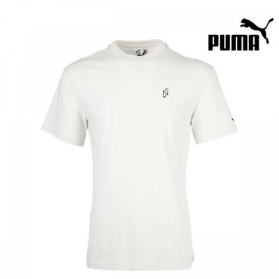 Puma Galleria Puma X Neymar Jr Round Neck ShorT Sleeve T shirT whiTe