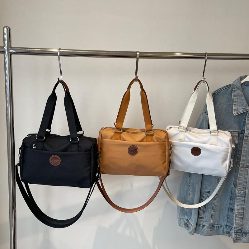 Large Capacity Tote Bag Women's Solid Color Handbag Commuter Shoulder Crossbody Bag