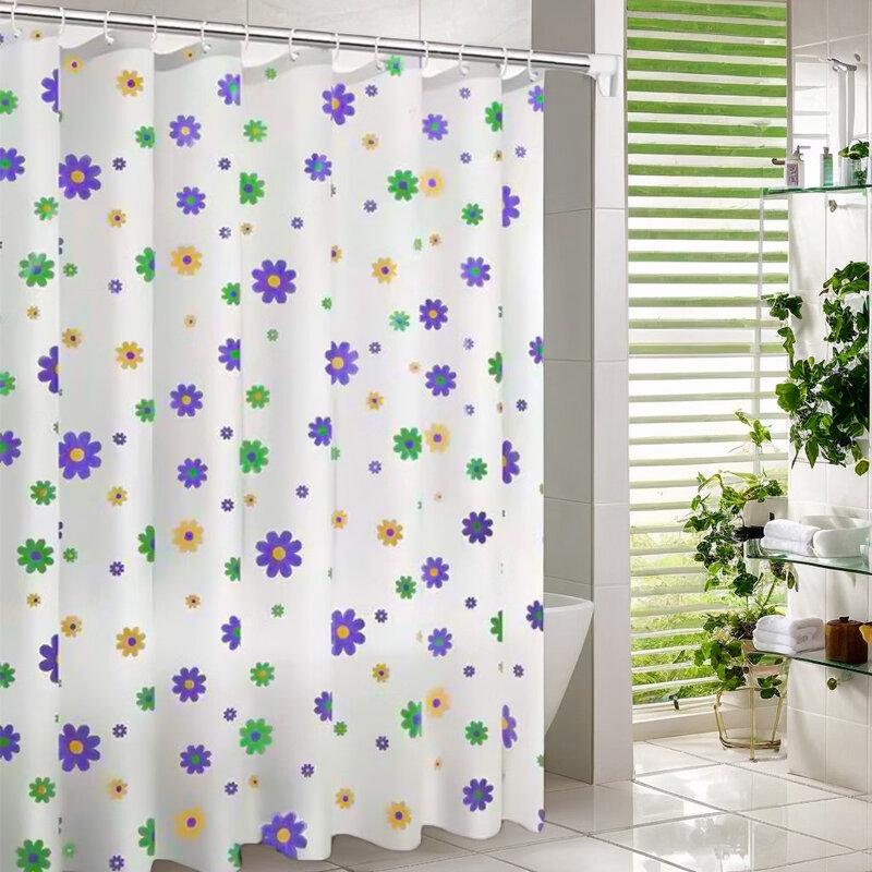 LIEI Mildew-Proof PEVA Shower Curtain