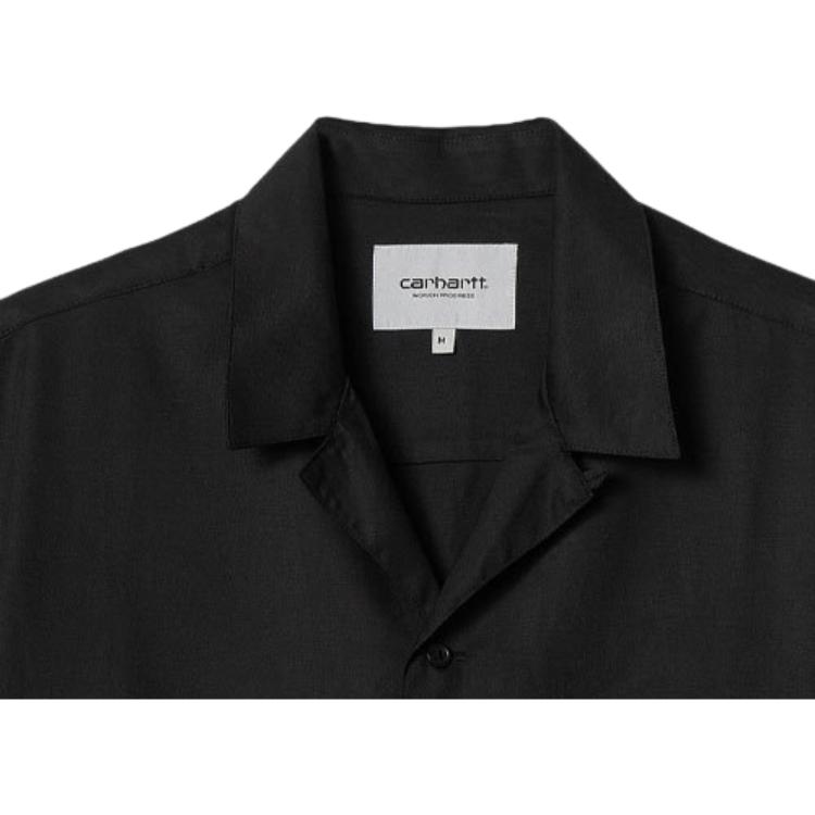 Carhartt WIP SS23 Letter Embroidery Logo Loose Short Sleeve Shirt Men shirts I031465-K02-XX