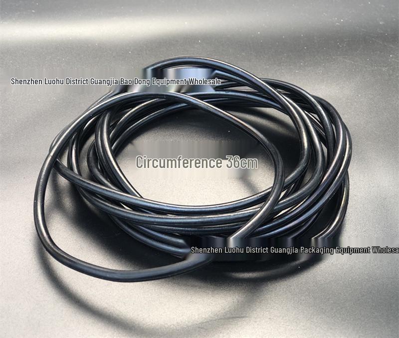 FR770 Series Automatic Sealing Machine Accessories: Toothed Conveyor Belt & Black Guide Belt