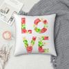 Creative Love Pattern Pillow Case Sofa Decorative Home Double-sided Printing Short Plush Cushion Cover Throw Pillow Cover Gifts