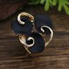 Ladies' Versatile and Fashionable Petal Elastic Ring
