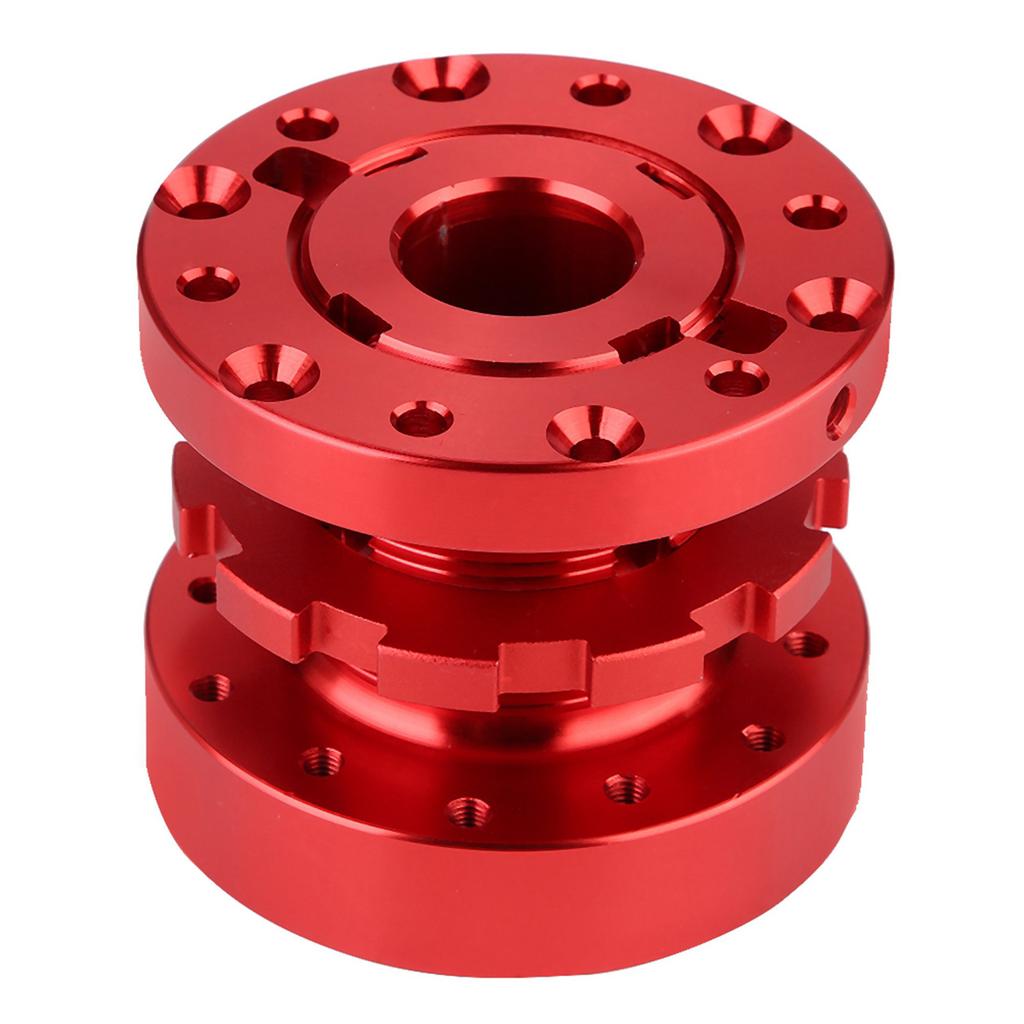 Car Steering Wheel Hub Racing Extension Spacer Adapter Kit Adjustable 40mm to 70mm(Red)