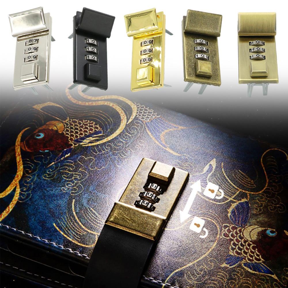 DIY Notebook Password Lock Waterproof Briefcase Lock Durable Alloy Lock  Handbag