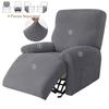 Knitted Recliner Sofa Cover Jacquard Stretch Sofa Covers Elastic Sofa Protector Home Pets Anti-Scratch Couch Cover