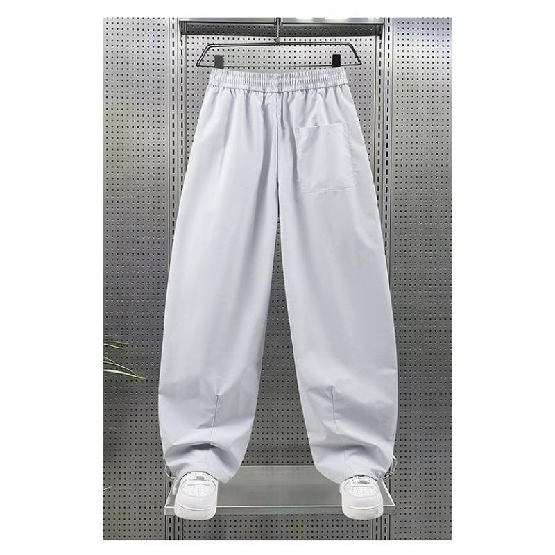 Мужские Весенние Новые Японские Летние Простые Эластичные Свободные Модные Широкие Штаны-сабля Повседневные L