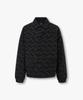Armani Exchange Men'S All-Over Embroidered Logo Jacquard Blouson_Black A415310023