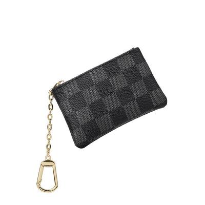 Europäische & Amerikanische Klassische Print Damen-Clutch: Vielseitige Karten- und Münzbörse, Mini-Reißverschlusstasche.