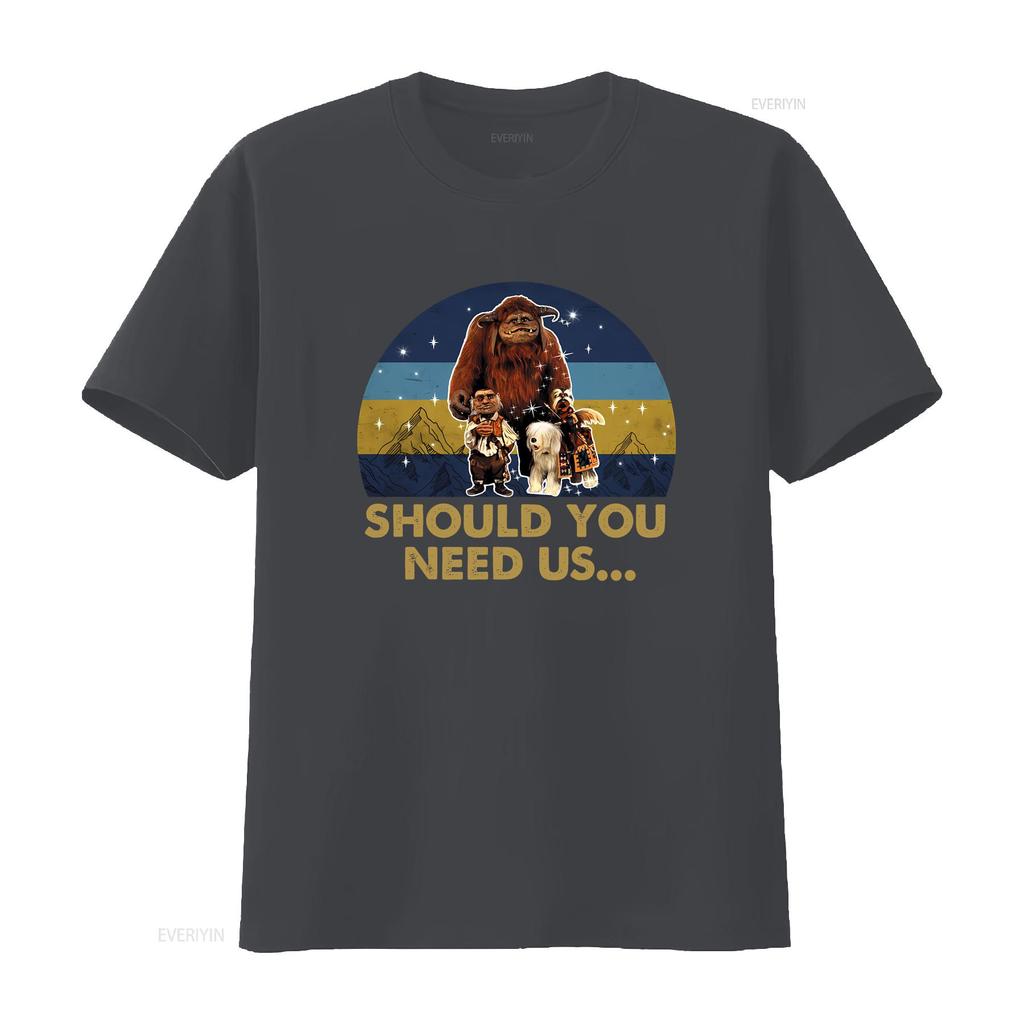 Labyrinth Should You Need Us Vintage T Shirt And Friends Movie Fan Vintage Washed Versatile Stretched Breathable