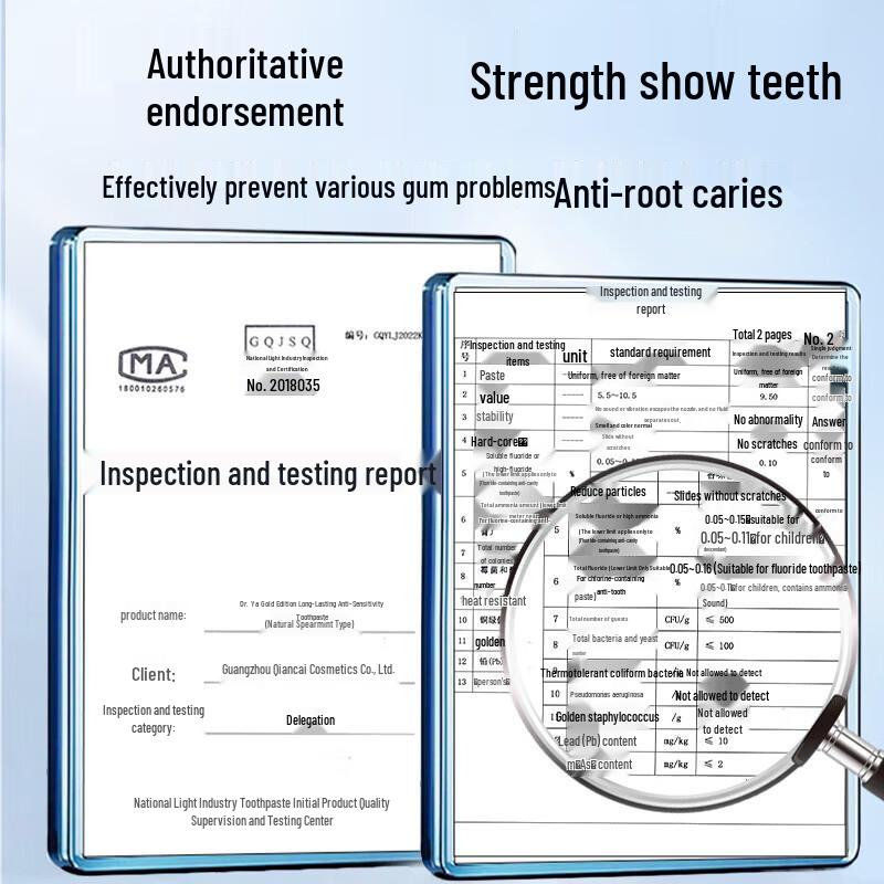Dr. Ya Gold Long-lasting Anti-Cavity Whitening Toothpaste