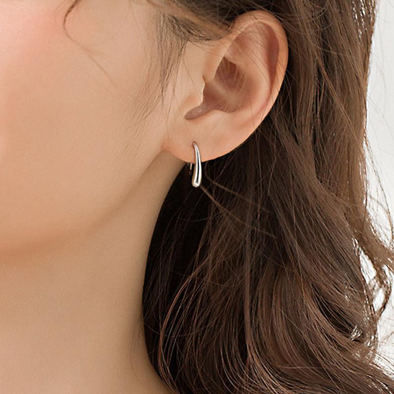 Personality Water Long Drop Earrings Gold Color Small Cute Earring For Women Raindrop Dangle Earrings Fashion Jewelry Girl Gift