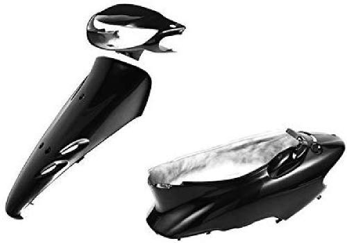 Bike Parts Center Honda Live Dio AF34-II (Shutter Type) Cowl 5-Piece Exterior Black Set, 3080