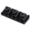 Musiclily Pro 42mm R2 Steel Guitar Locking Nut for Floyd Rose Tremolo Bridges, Black