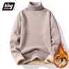 Sonbahar Kış erkek Balıkçı Yaka Kazak erkek Örgü Kazaklar Rollneck Örme Kazak Sıcak Erkekler Jumper Slim Fit Rahat Kazak
