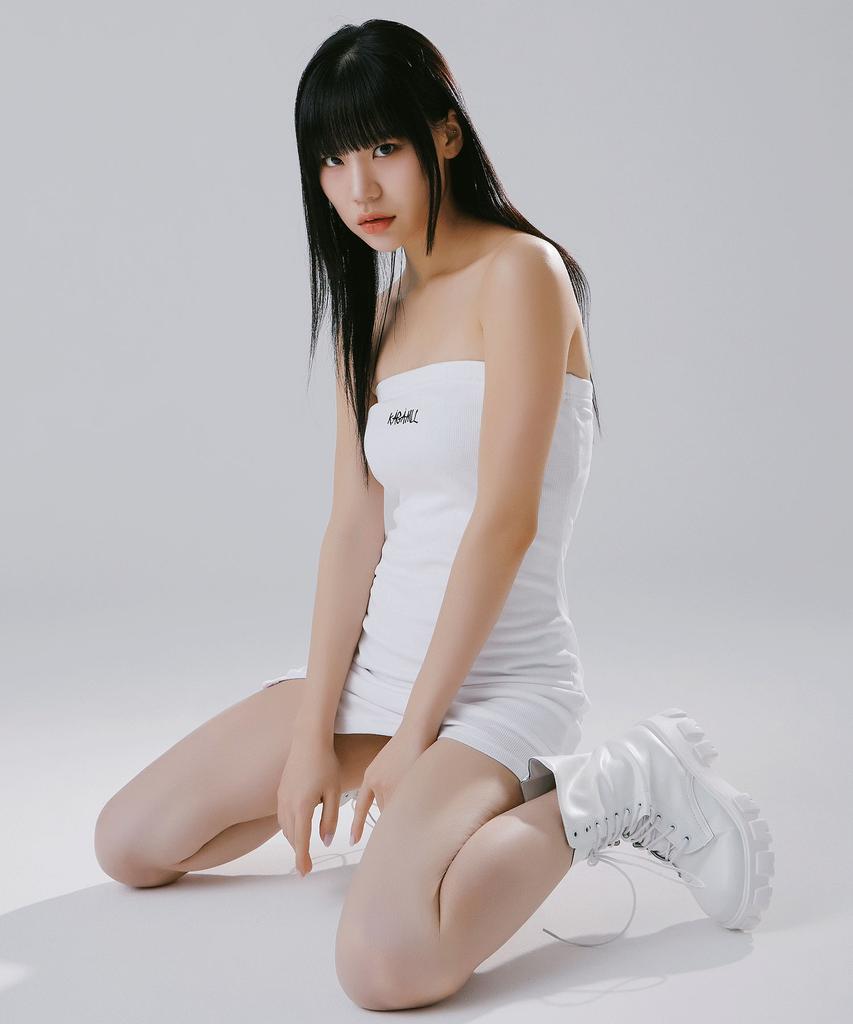 Kagamiel Draw Waist Line Mini Onepiece White