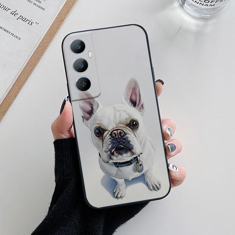 For Realme C65 Case C 65 Lovely Cartoon Flower Painted Soft Silicone Phone Cover For Realme C65 4G Funda Coque RealmeC65