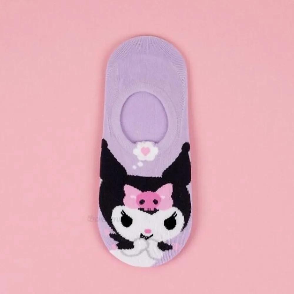 Sanrio Wangwang Socks - Kuromi (220-260mm)