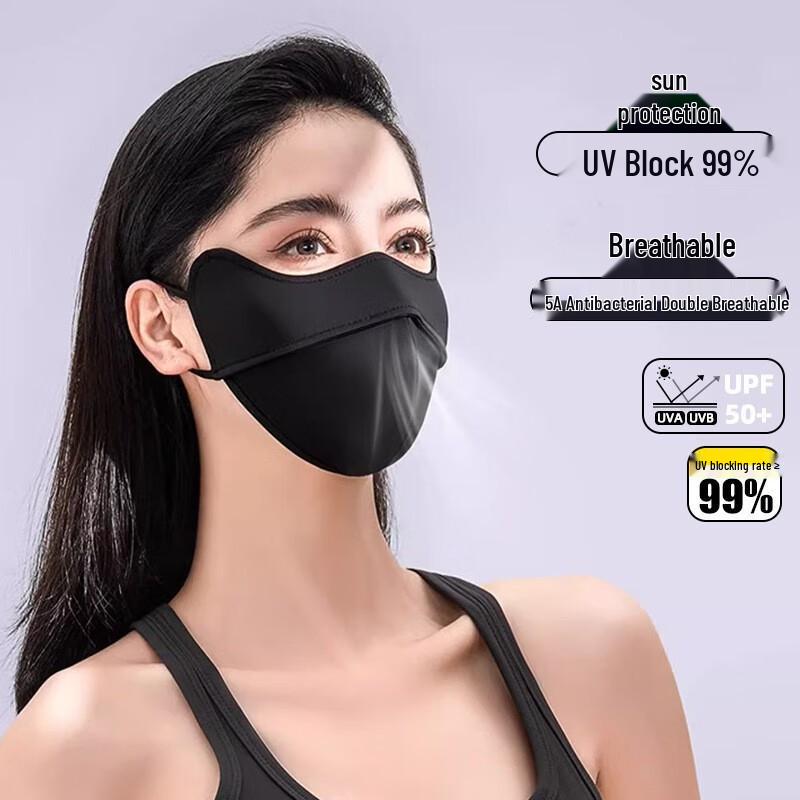 Yishan Yisi Unisex Ice Silk Sun Protection Face Mask