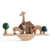 Wooden Forest Animals Balance Seesaw Toys Montessori Educational Toys Cartoon Animal Building Blocks Baby Puzzle Game Baby Gift