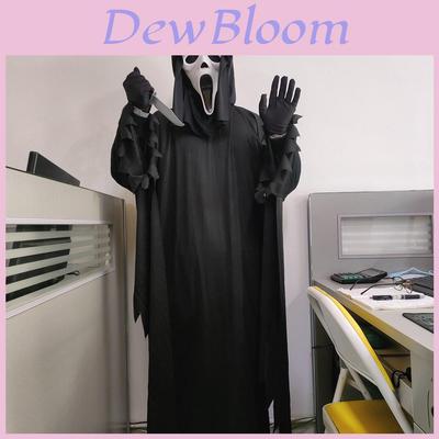 Adult Ghost Face Costume Set For Halloween Party Quality Material And Unique Design!