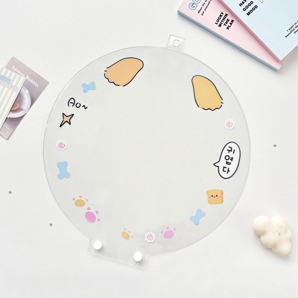 Portable Uchiwa Fan Sleeve PVC Hand Fan Protector Cover Cartoon Picket Fan Cover  Cheering Fans