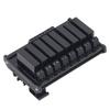 Solid State Relais Modul DIN-Schienenmontage 8 Kanal Solid State Relais 3-32VDC Eingang 5-8A 24-480VAC Last