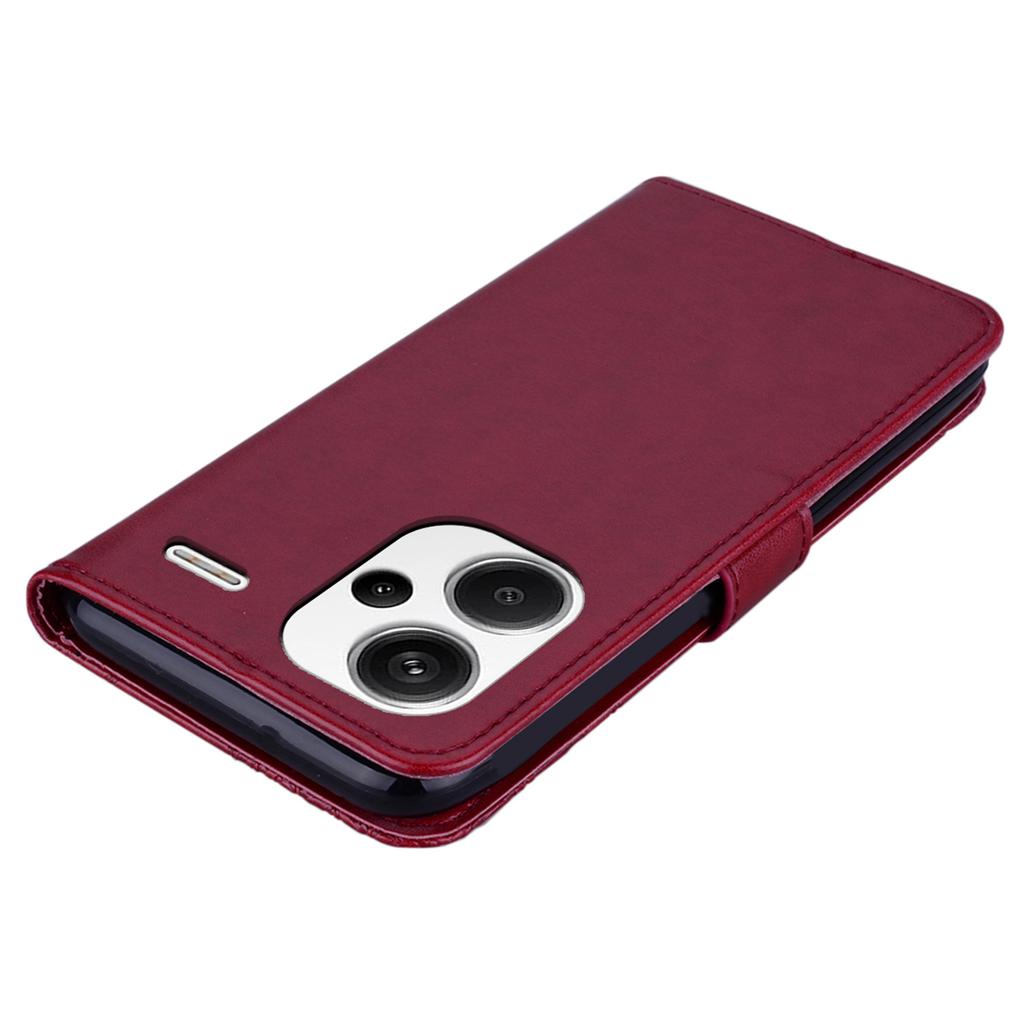 For Xiaomi Redmi Note 13 Pro+ 5G Leather Case Owl Imprinted Wallet Phone Cover Stand