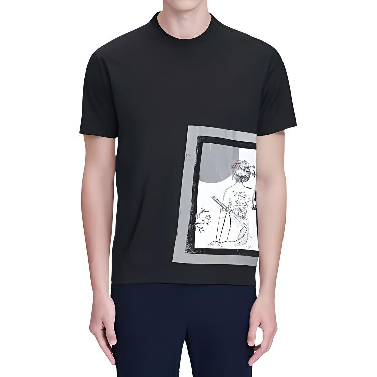 Emporio Armani T Shirt Men's Black 3D1T98-1JUVZ-0026