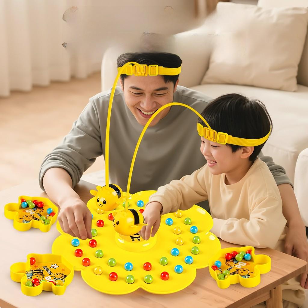 Small Bee Magnetic Bead Indoor Game For Kids Cognitive Skills And Parent Child Bonding