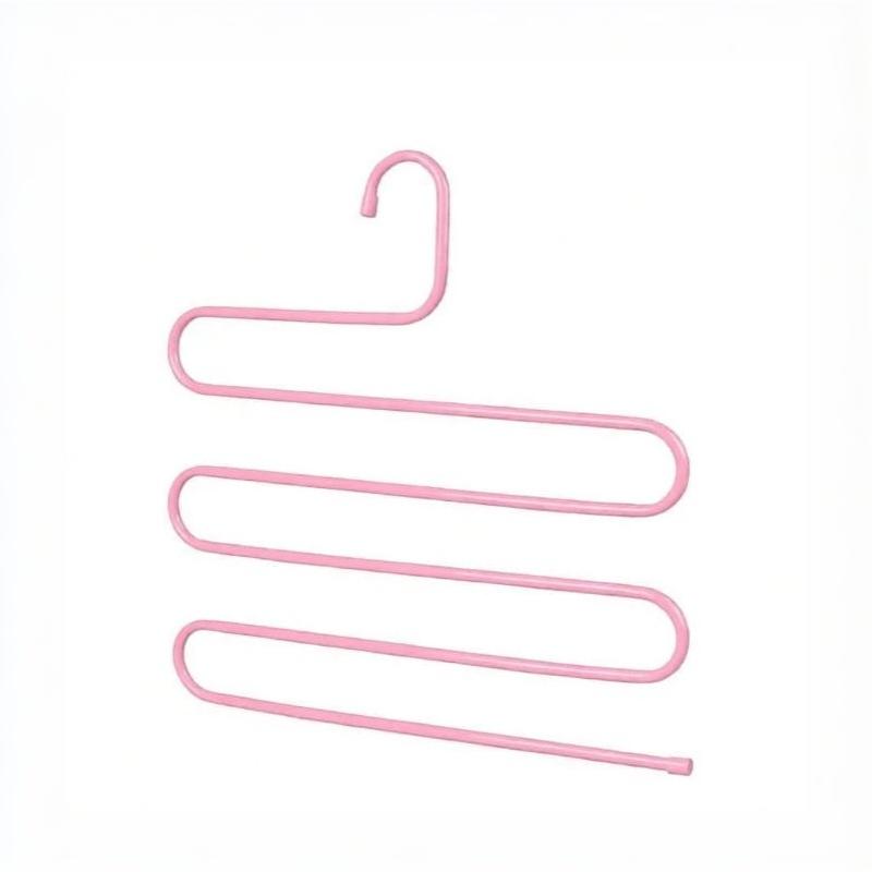 5 Layers Nonslip Clothes Hangers Rack Multifunctional Pant Storage Organizer With Multi Hanging Options