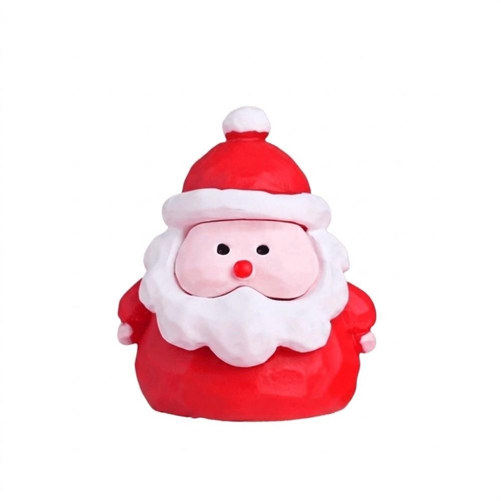 Cute Christmas Decorations Small Size Miniature Ornaments Mini Resin Figurines  Desktop Decorations