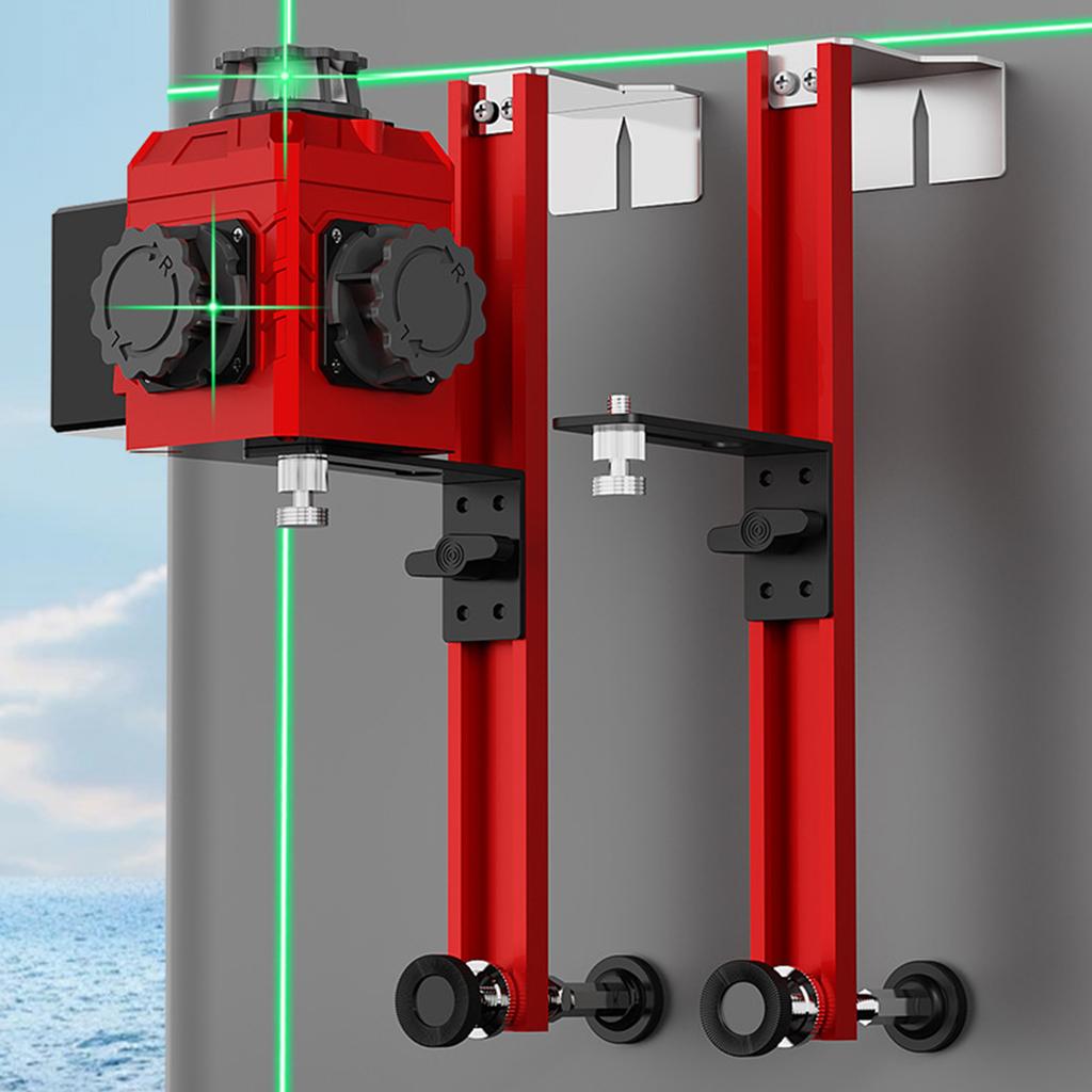Universal Laser Wasserwaage Wandhalterung Einstellbare Multifunktionale Laserhalterung für Rotierende Laser Nivellierunterstützung