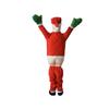 Christmas Hanging Santa Suit From On The Gutter Roof Outdoor Decoration Big 170CM 5.57FT